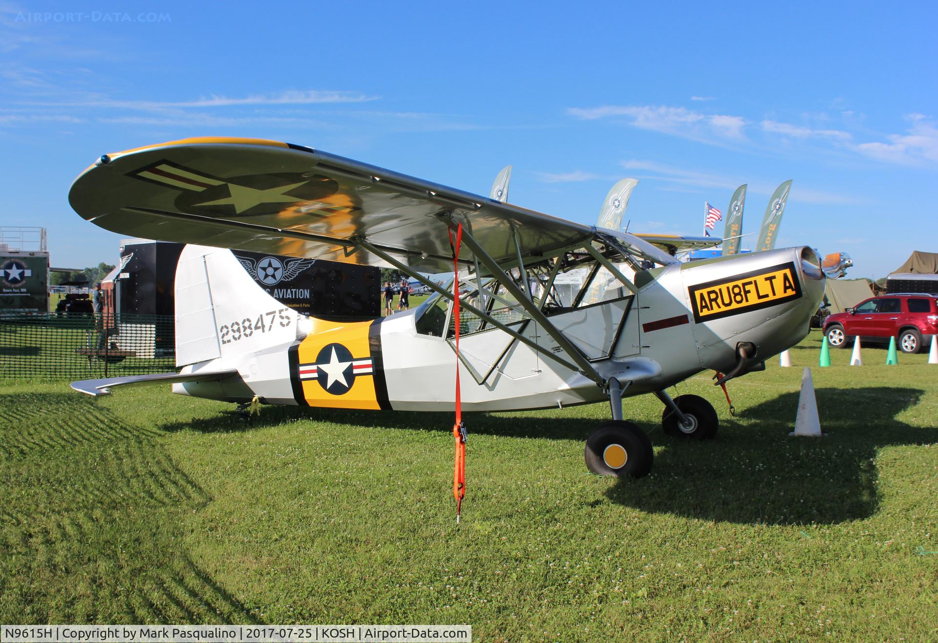 N9615H, 1943 Stinson L-5 Sentinel C/N 76-716, Stinson L-5