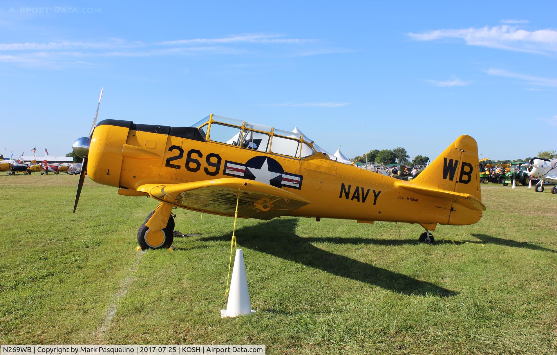 N269WB, 1985 North American-maslon SNJ-4 C/N 88-11851, North American SNJ-4