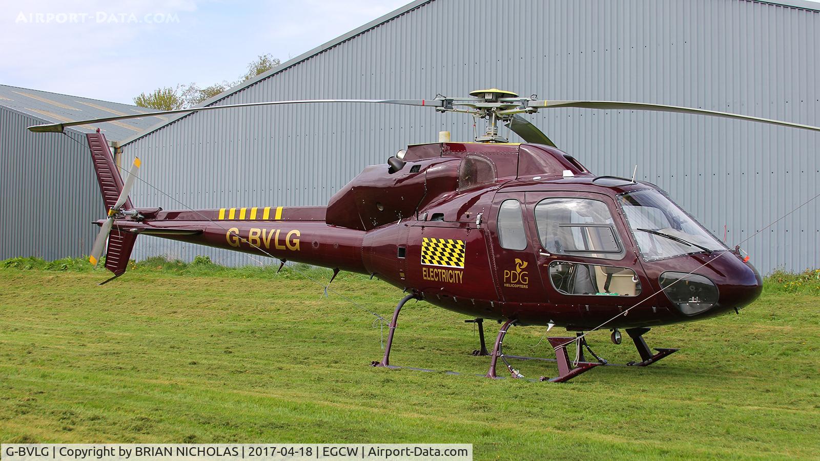 G-BVLG, 1980 Aerospatiale AS-355F-1 Ecureuil 2 C/N 5011, Over night stop over .