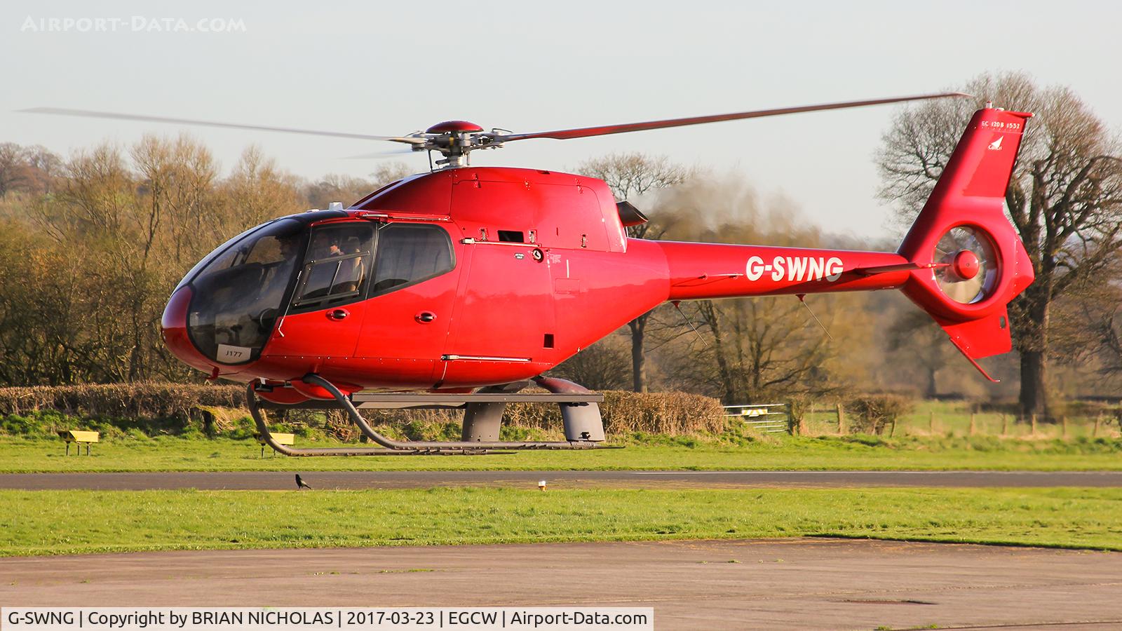 G-SWNG, 2008 Eurocopter EC-120B Colibri C/N 1532, Training flght.