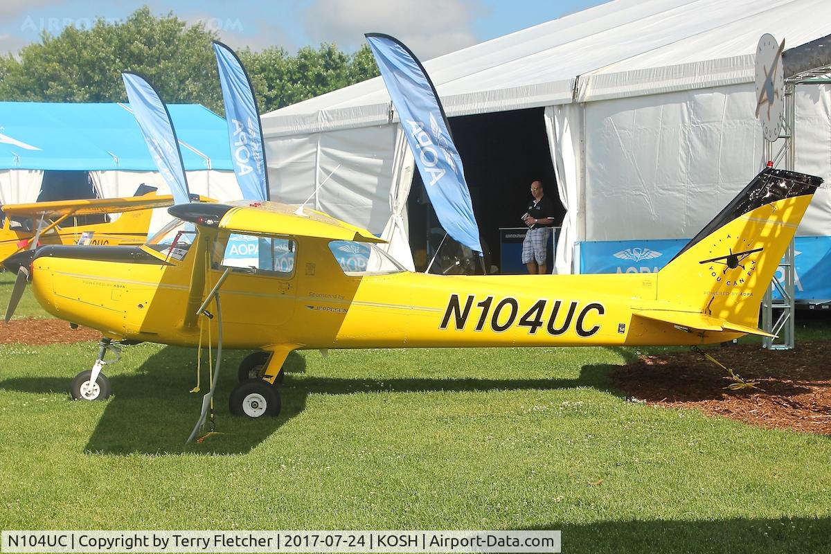 N104UC, Cessna 152 C/N 15284673, At 2017 EAA Airventure at Oshkosh