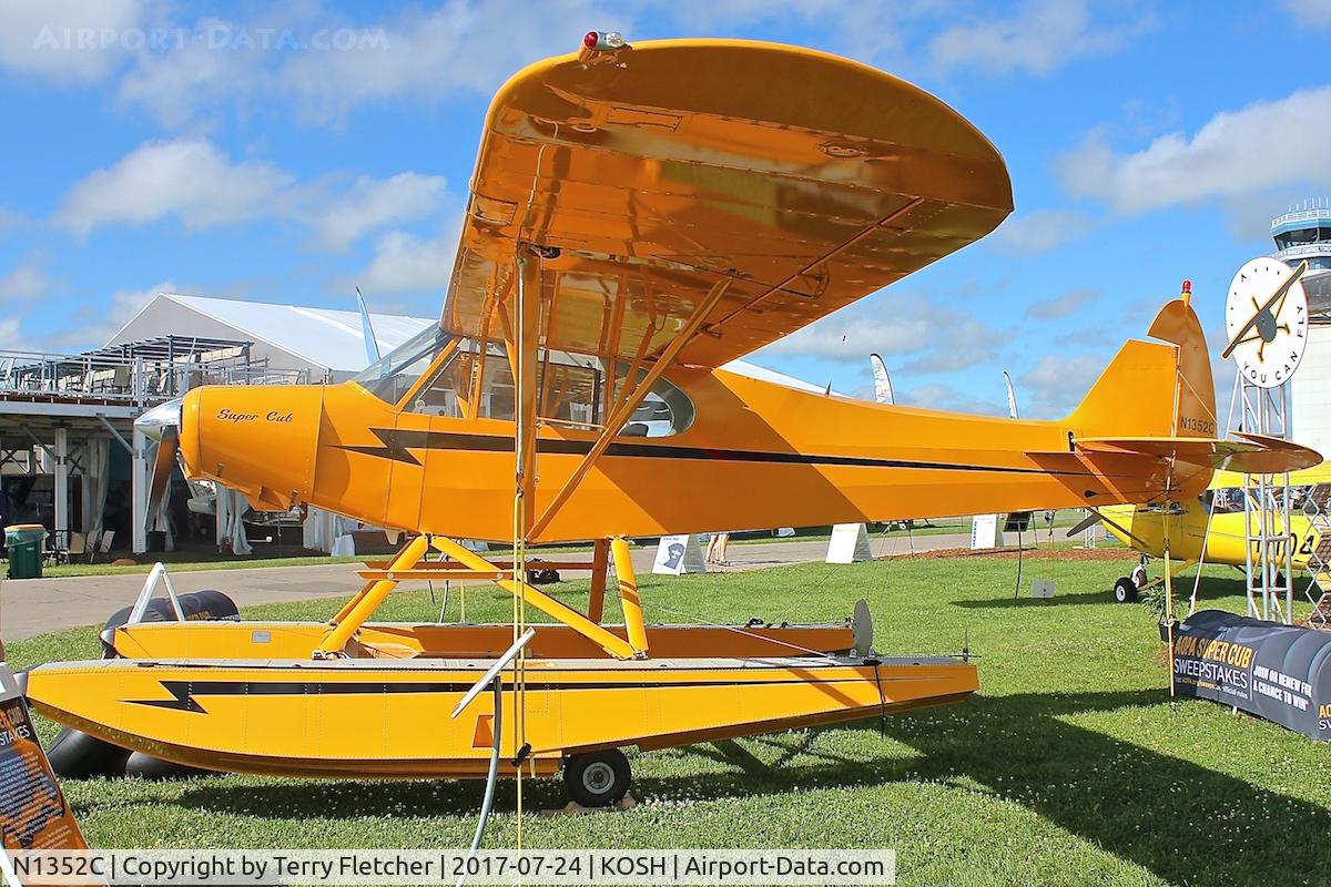 N1352C, 1953 Piper PA-18A-135 Super Cub C/N 18-2515, At 2017 EAA Airventure at Oshkosh