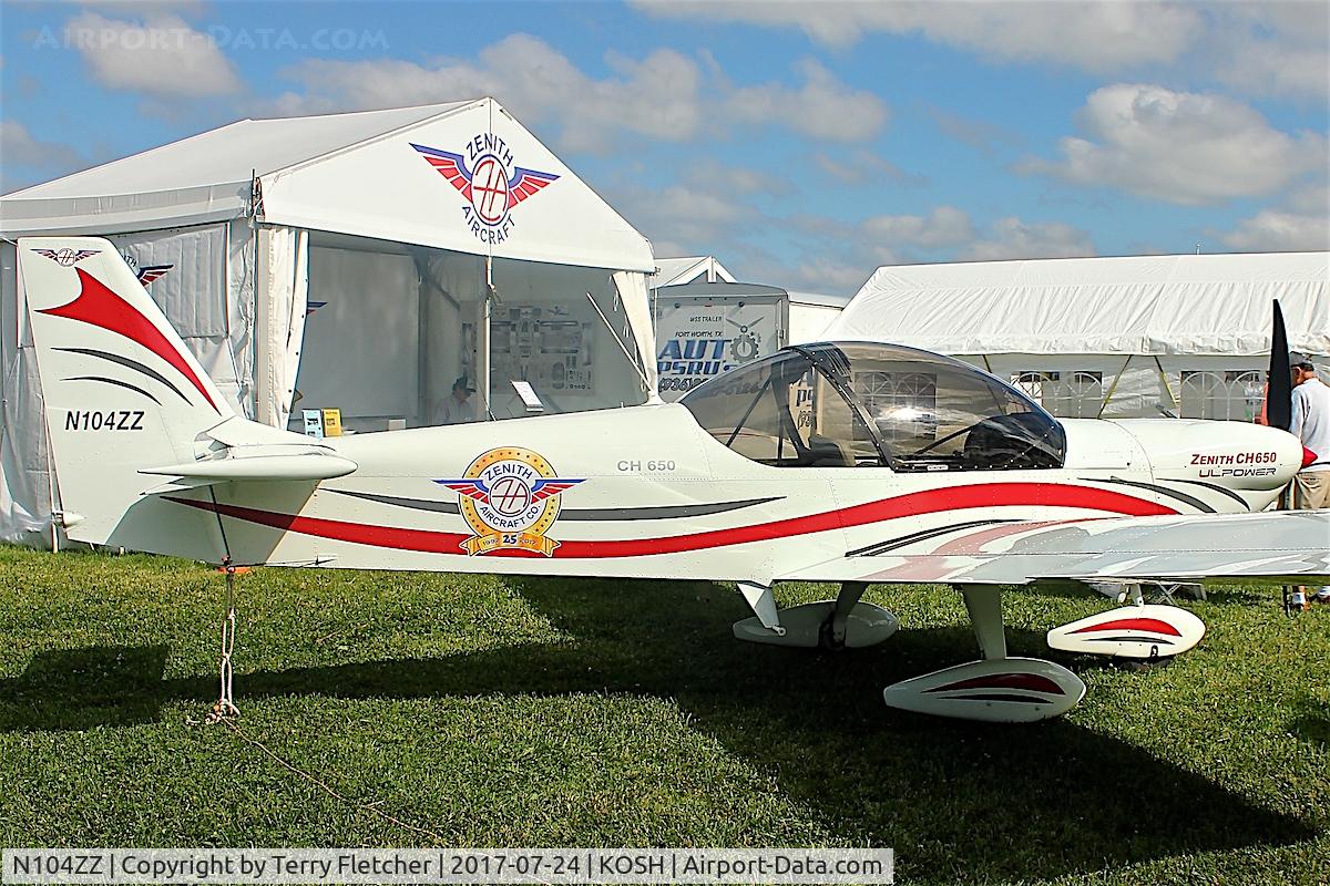 N104ZZ, Zenith CH-650B Zodiac C/N 65-8250, At 2017 EAA Airventure at Oshkosh