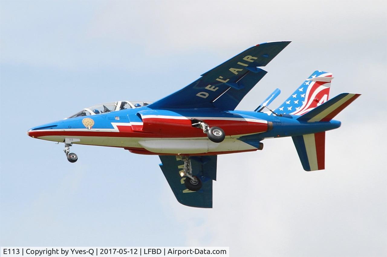 E113, Dassault-Dornier Alpha Jet E C/N E113, Dassault-Dornier Alpha Jet E (F-TETD), Athos 04 of Patrouille de France 2017, Bordeaux-Mérignac Air Base 106 (LFBD-BOD) Open day 2017