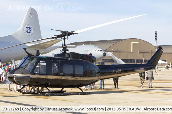 73-21769, Bell UH-1N Iroquois C/N 13457, Bell UH-1H Iroquois (Huey)  C/N 73-21769 from US Customs & Border Protection