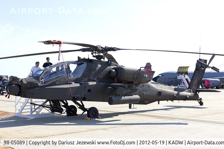 98-05089, Boeing AH-64D Longbow Apache C/N PVD089, AH-64D Longbow 98-05089 from 1-130th AvN Bn  Morrisville, NC