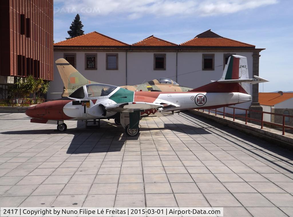 2417, 1962 Cessna T-37C Tweety Bird C/N 40742, Preserved At U.B.I. (Universidade da Beira Interior).