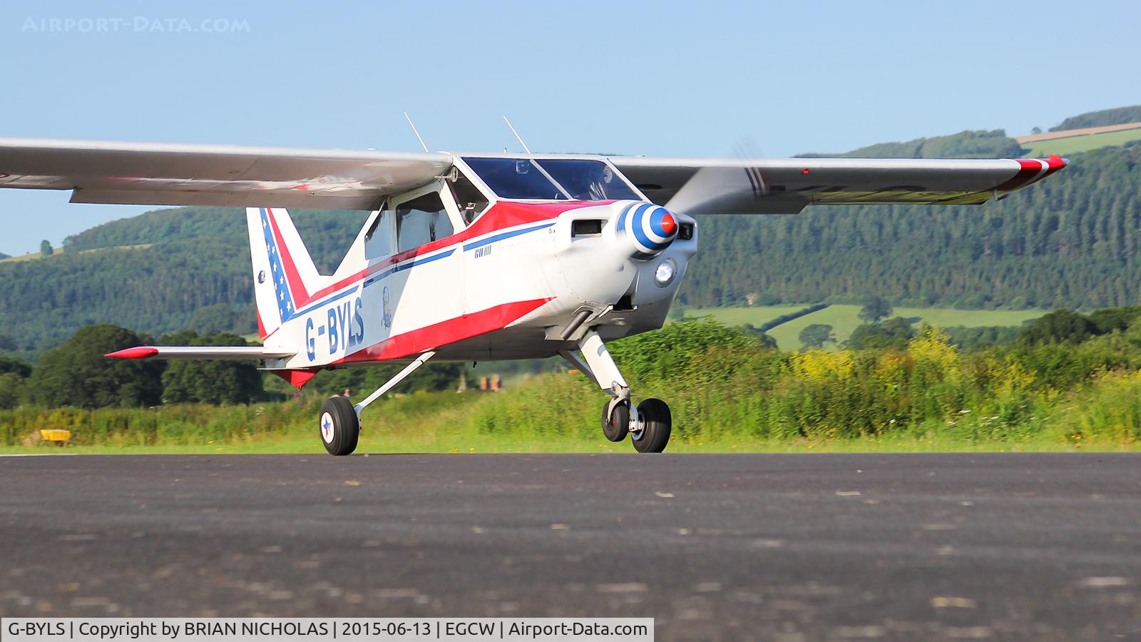 G-BYLS, 1992 Bede BD-4 C/N PFA 037-11288, Late evening flight in the Bede.
