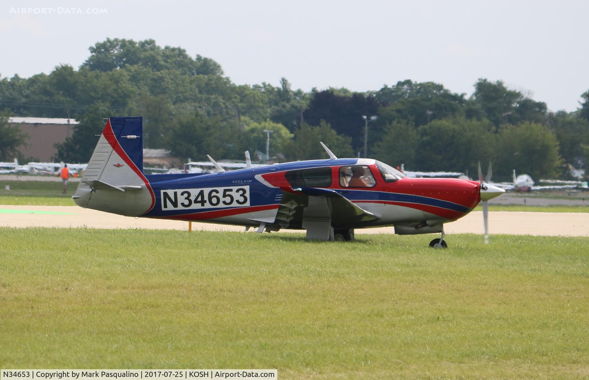 N34653, Mooney M20V C/N 33-0003, Mooney M20V