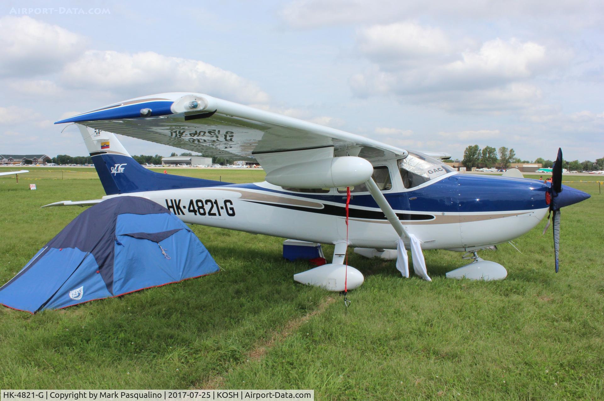 HK-4821-G, 2004 Cessna T182T Turbo Skylane C/N T18208296, Cessna T182T