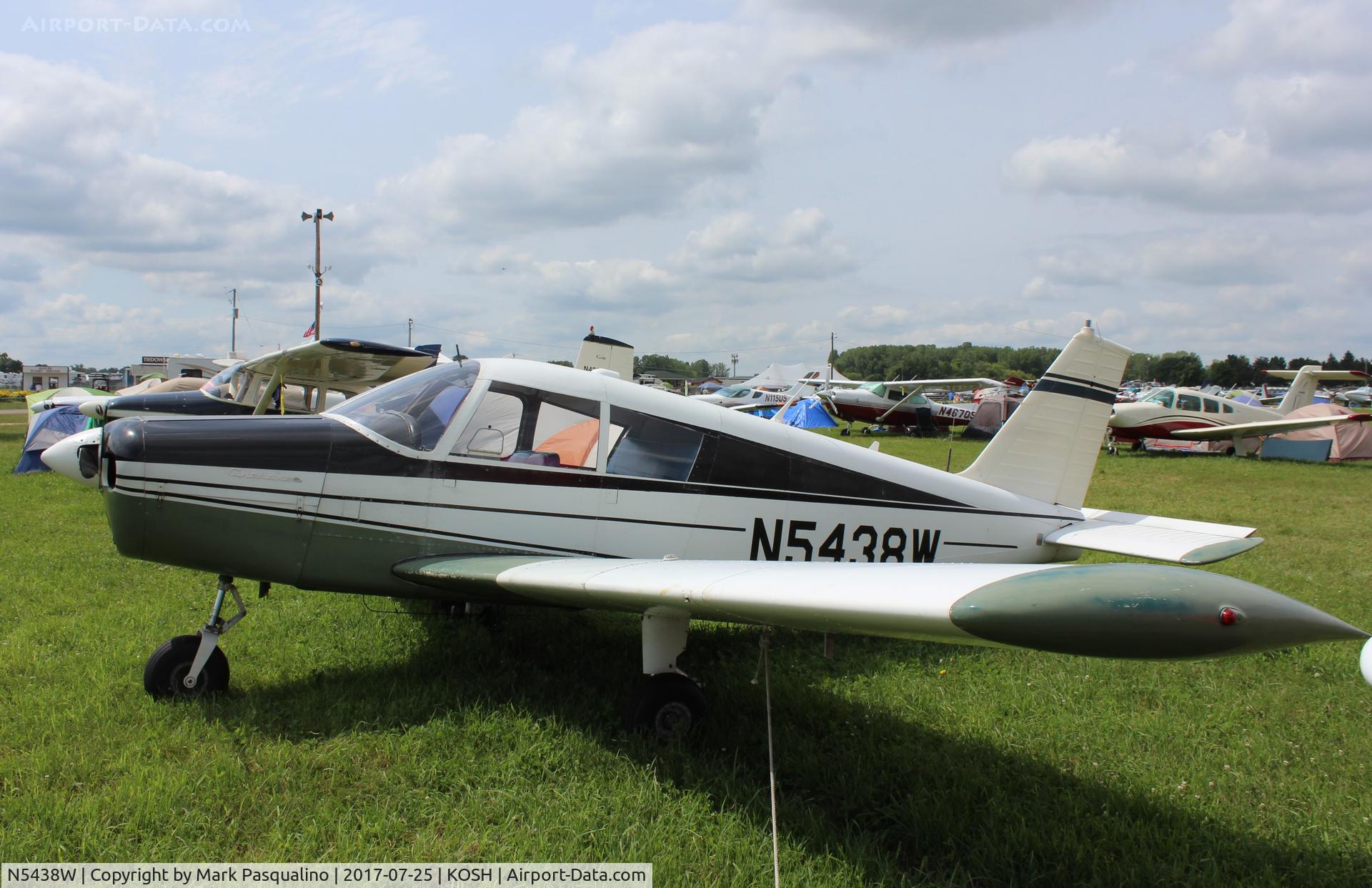 N5438W, 1962 Piper PA-28-160 Cherokee C/N 28-514, Piper PA-28-160