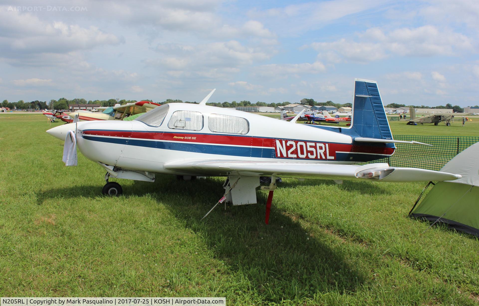 N205RL, Mooney M20J 201 C/N 24-3022, Mooney M20J