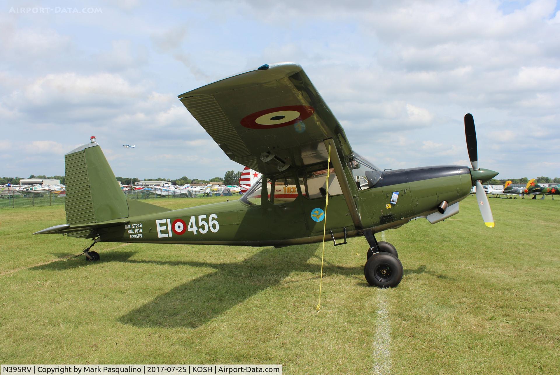N395RV, 1974 SIAI-Marchetti SM-1019E C/N N.C.057, SIAI-Maechetti L1019