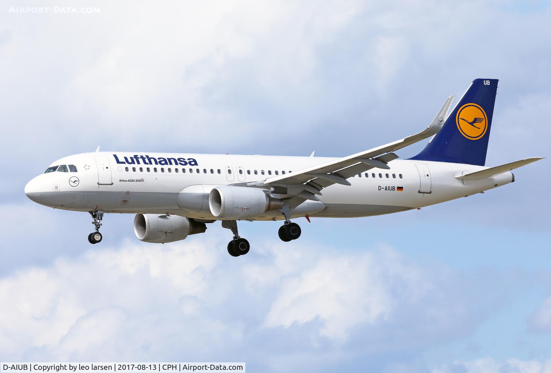 D-AIUB, 2014 Airbus A320-214 C/N 5972, Copenhagen 13.8.2017