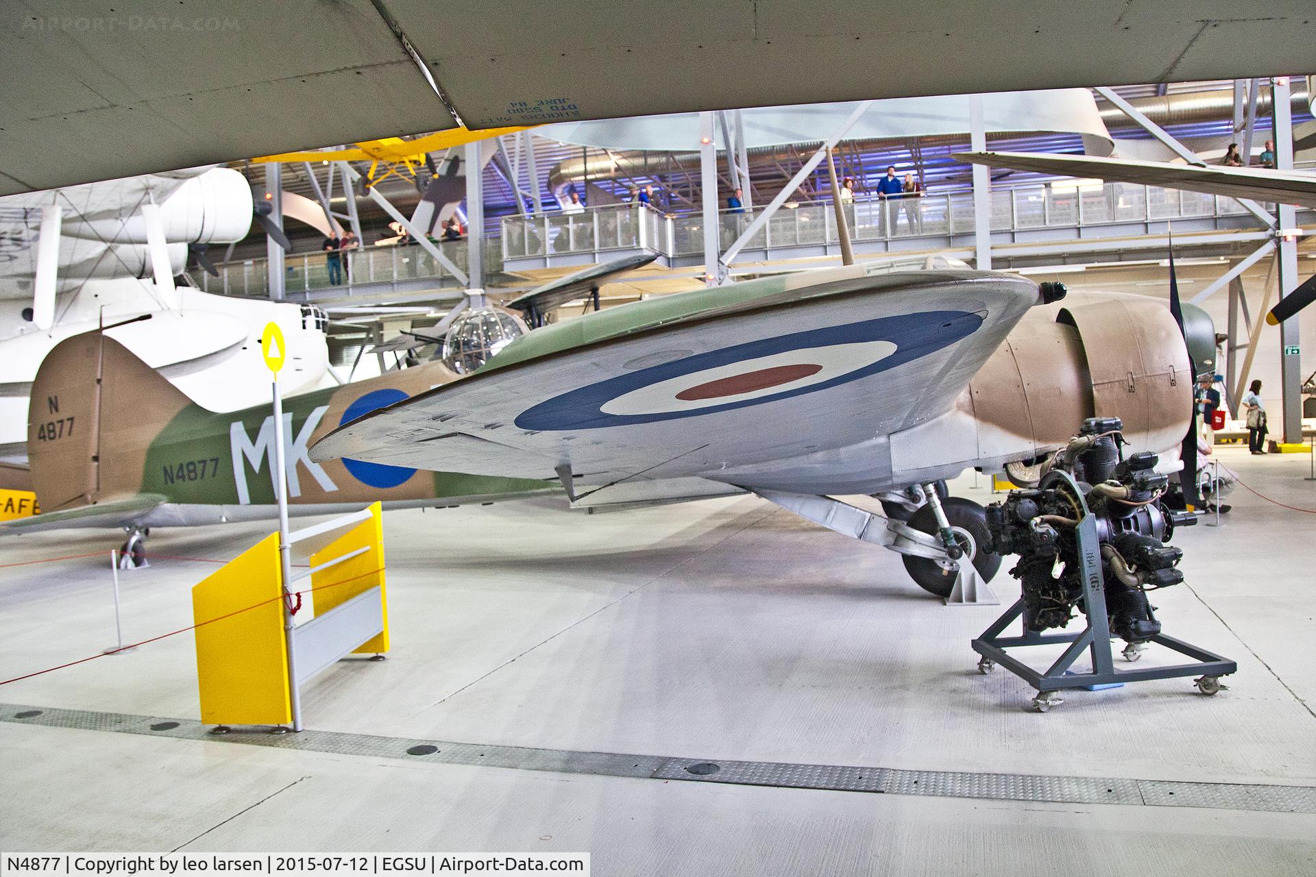 N4877, Avro 625A Anson 1 C/N Not found N4877, Duxford 12.7.2015