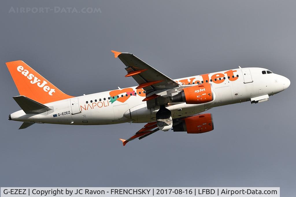 G-EZEZ, 2004 Airbus A319-111 C/N 2360, EasyJet (Love Napoli Livery) U21372 take off runway 23 to Geneva