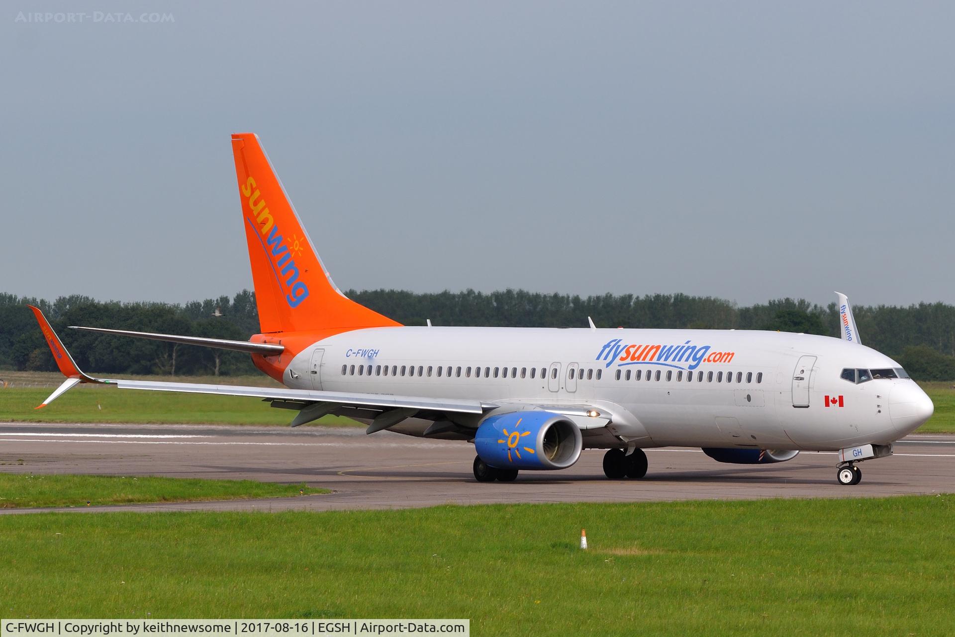 C-FWGH, 2011 Boeing 737-86J C/N 37752, Return Visitor.