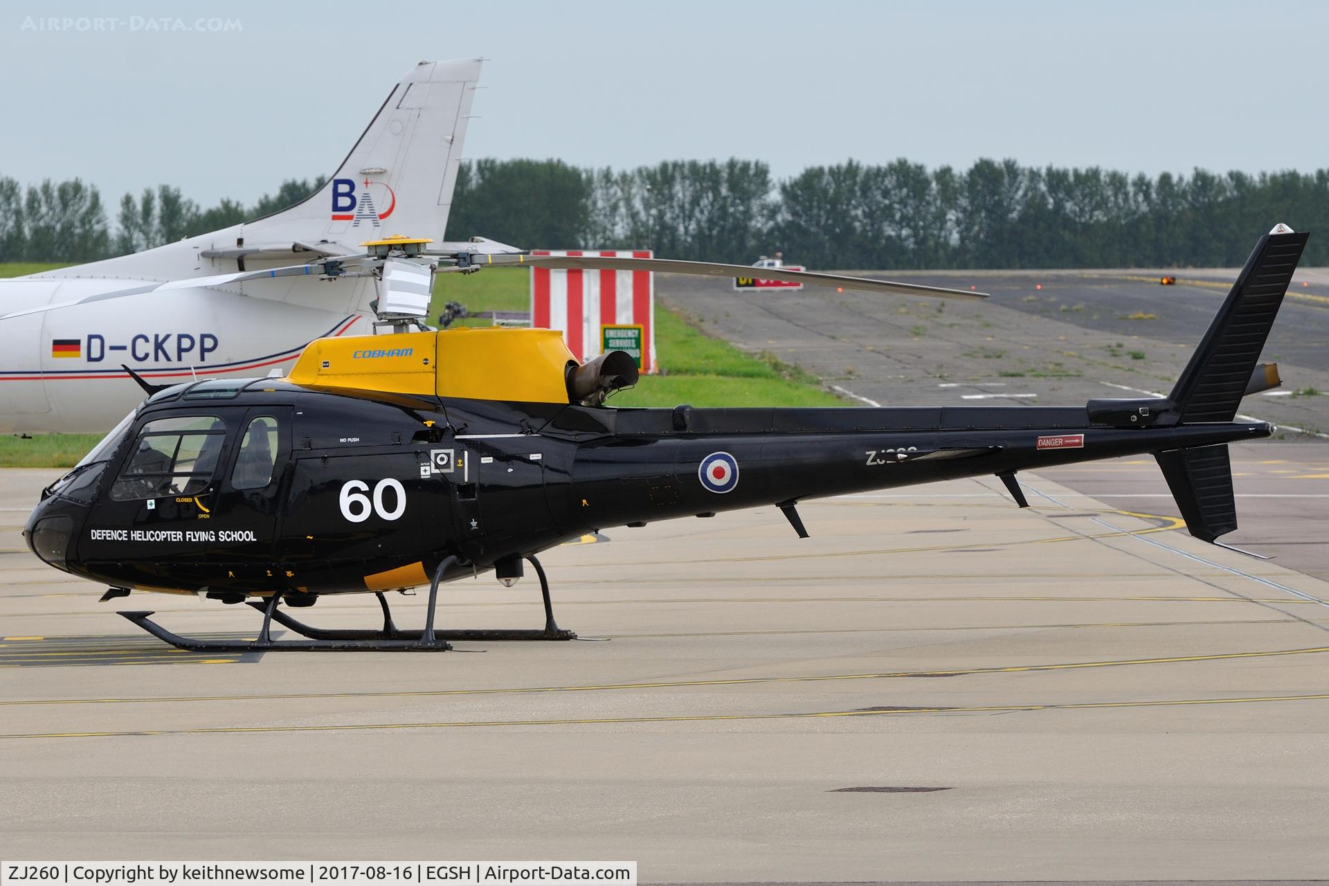ZJ260, 1997 Eurocopter AS-350BB Squirrel HT1 Ecureuil C/N 2985, Surprise Visitor.