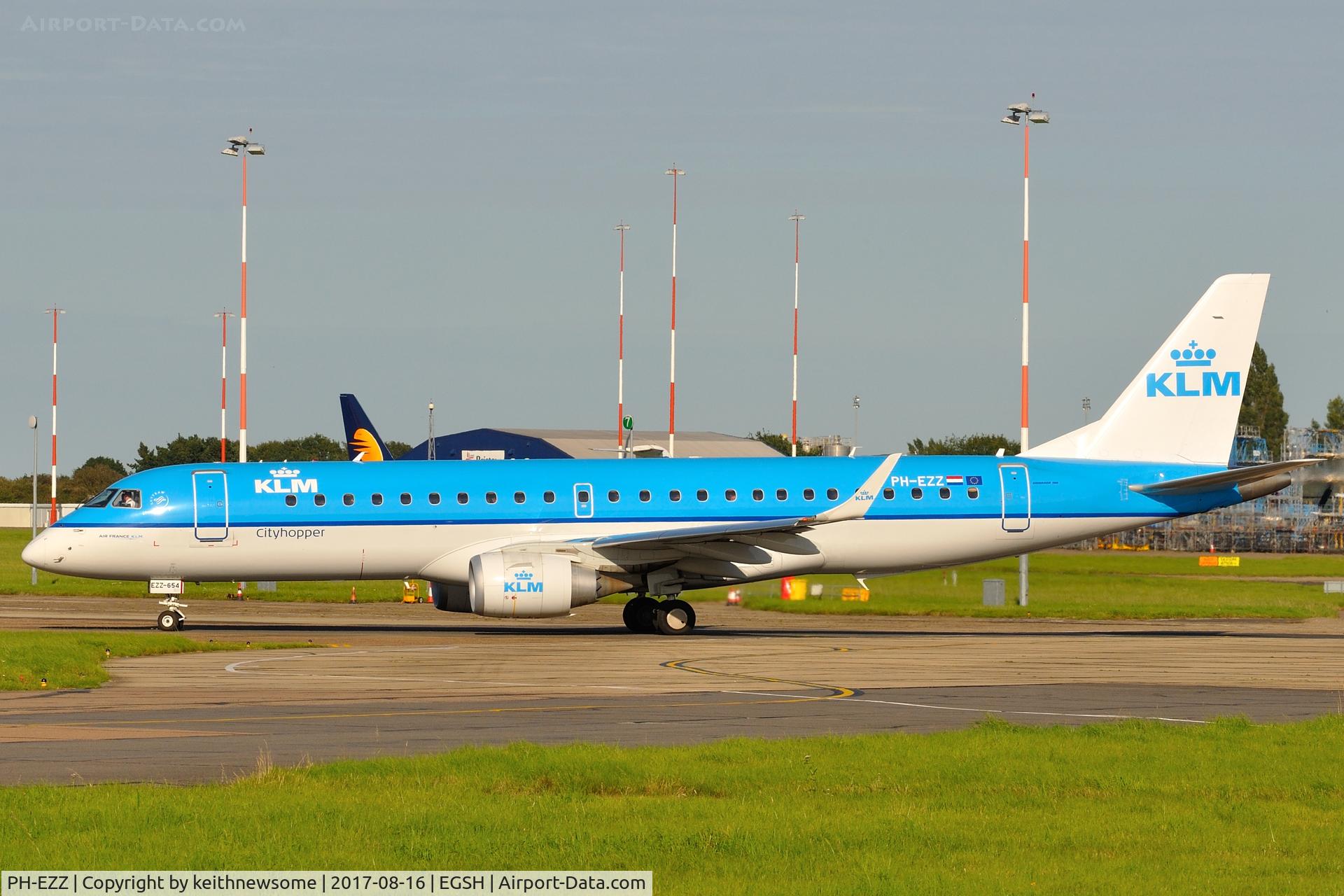 PH-EZZ, 2013 Embraer 190STD (ERJ-190-100) C/N 19000654, Possible first visit ?
