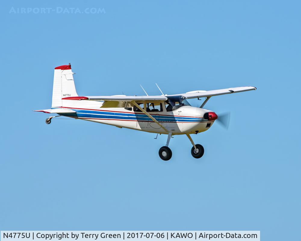N4775U, 1964 Cessna 180H Skywagon C/N 18051475, KAWO