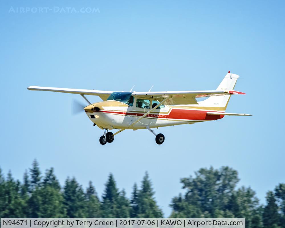 N94671, 1978 Cessna 182Q Skylane C/N 18266485, KAWO