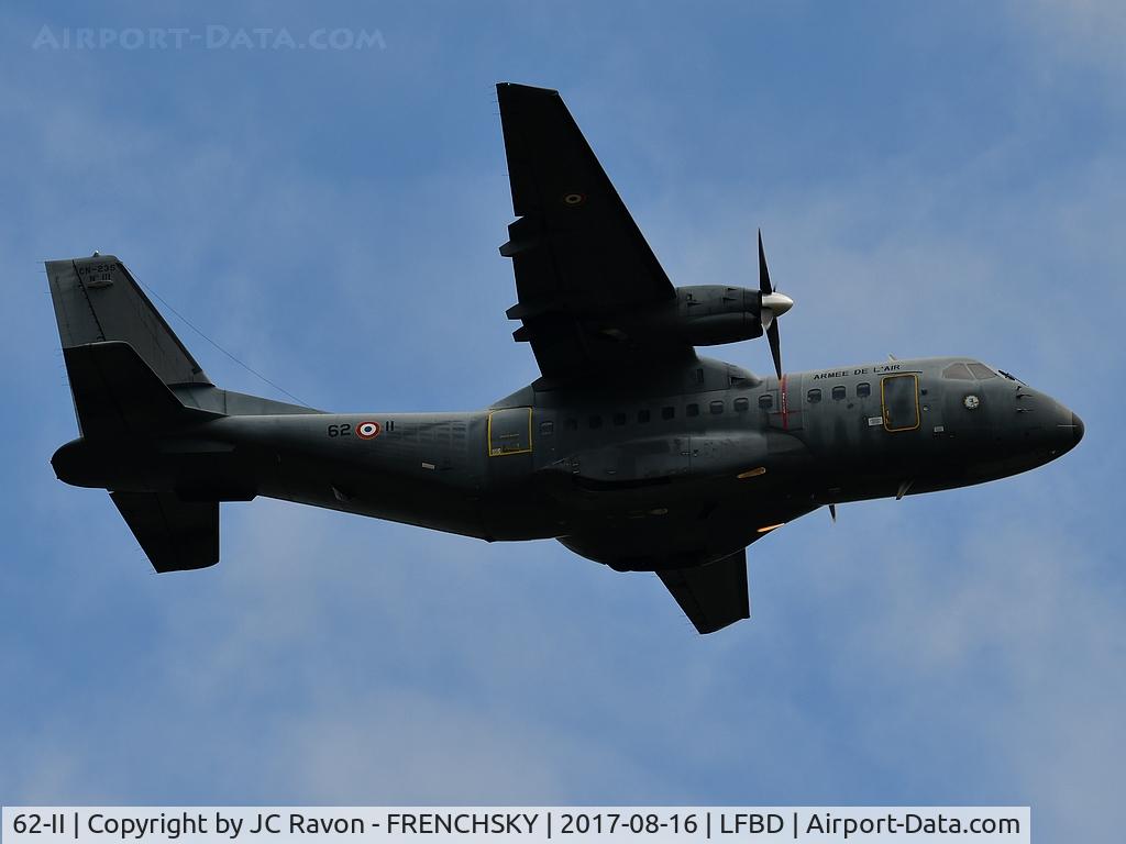 62-II, Casa CN-235-200M C/N C111, COTAM 1477 take off runway 23 to dropping Souge area
