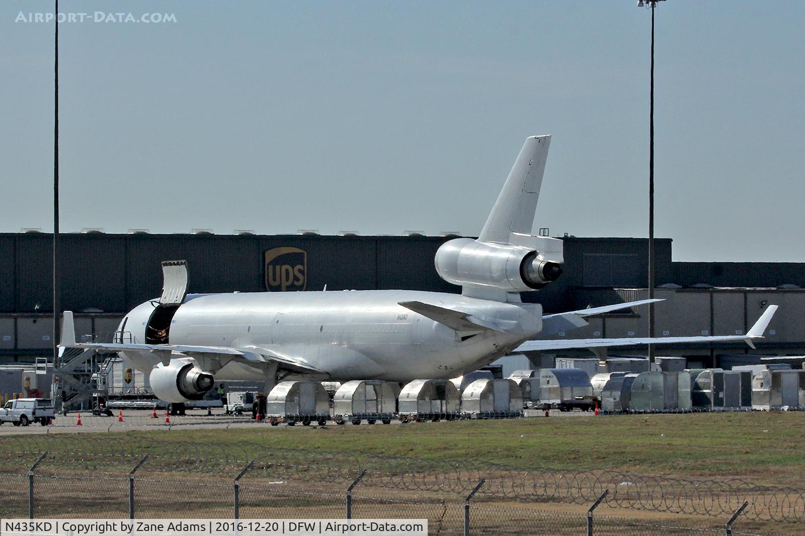 N435KD, 1991 McDonnell Douglas MD-11F C/N 48435, On the UPS ramp at DFW Airport