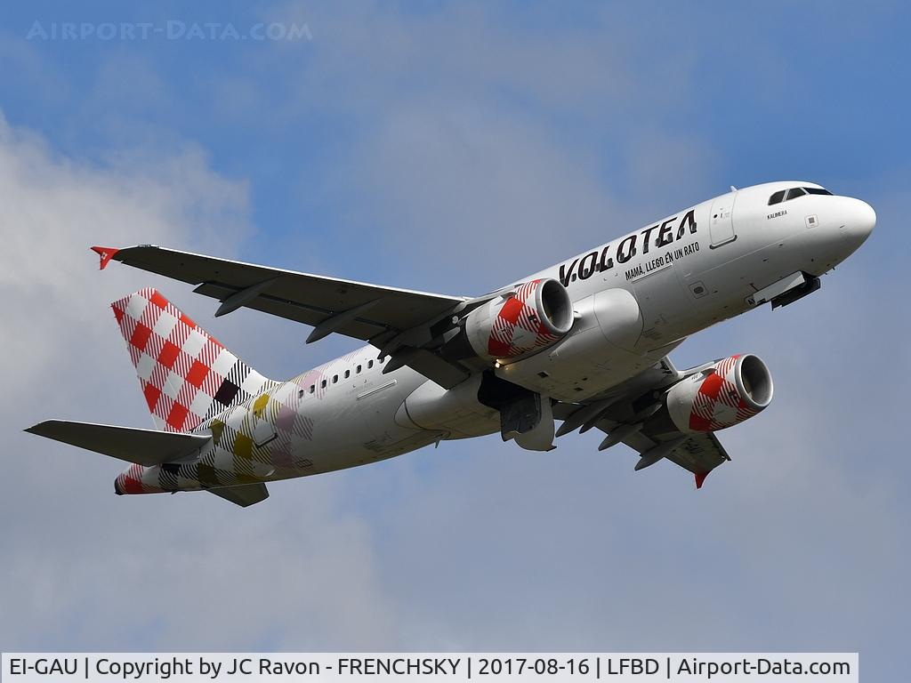 EI-GAU, 2004 Airbus A319-111 C/N 2318, Volotea V72404 take off runway 23 to 	Ajaccio (AJA)