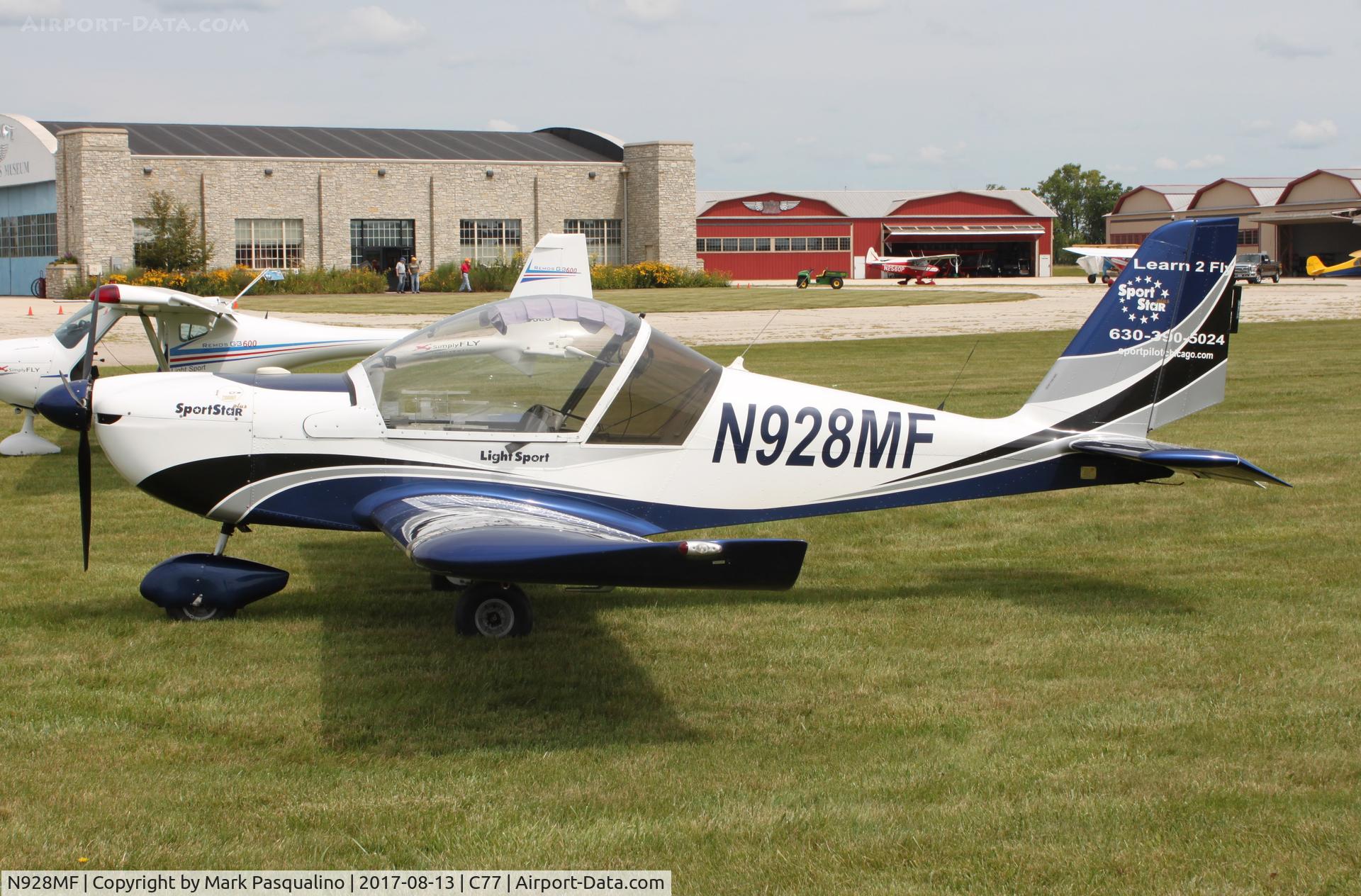 N928MF, 2007 Evektor-Aerotechnik Sportstar Plus C/N 20070928, Sportstar Plus