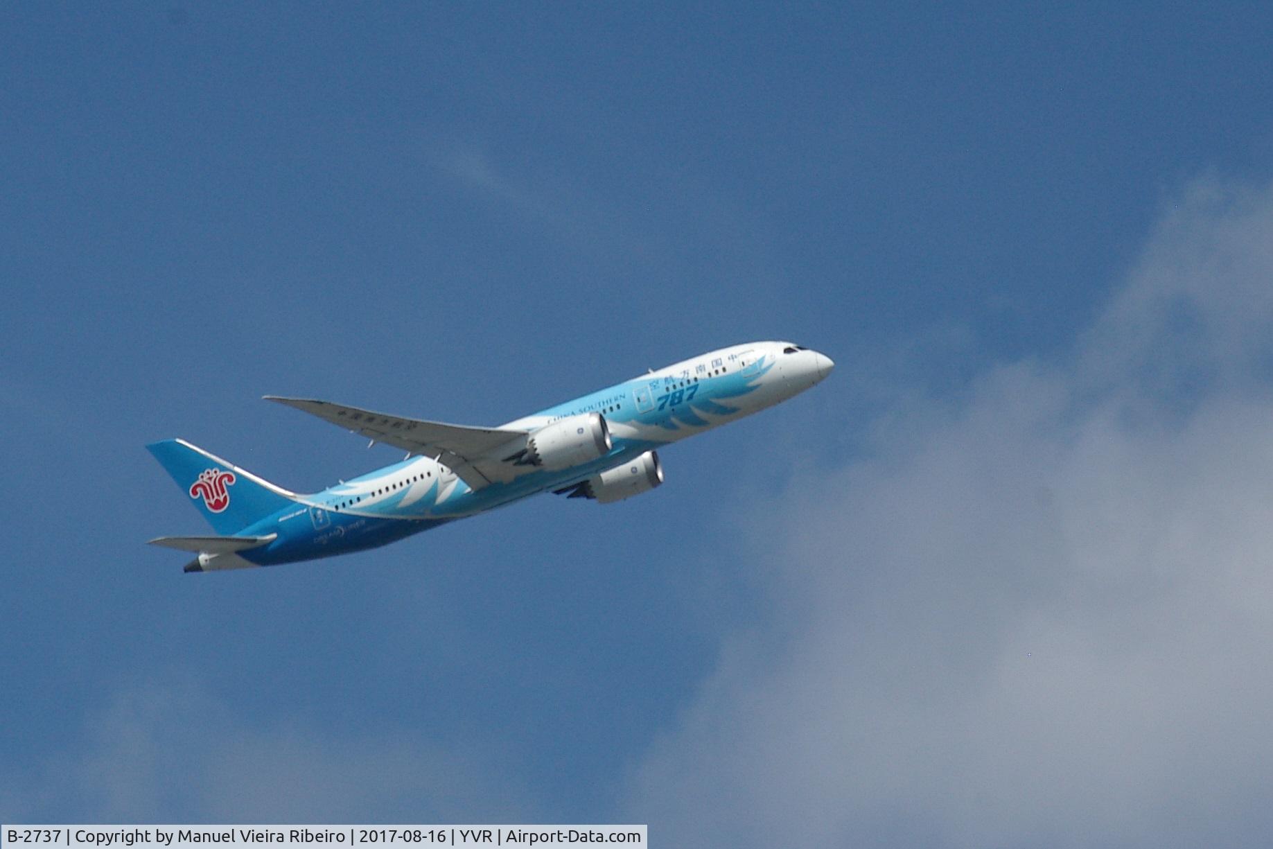 B-2737, 2013 Boeing 787-8 Dreamliner C/N 34930, CZ330 to Guangzhou