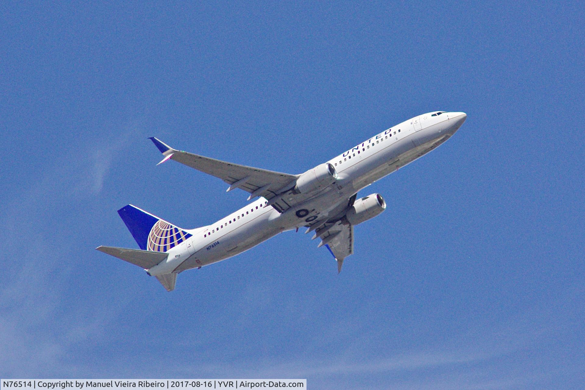 N76514, 2008 Boeing 737-824 C/N 31626, On its way to SFO