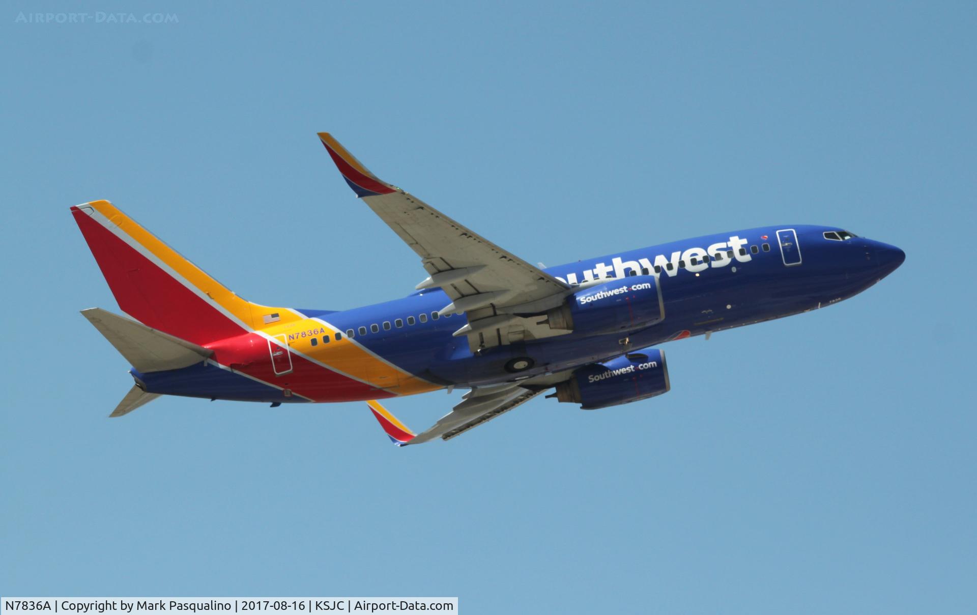 N7836A, 1999 Boeing 737-7L9 C/N 28010, Boeing 737-700