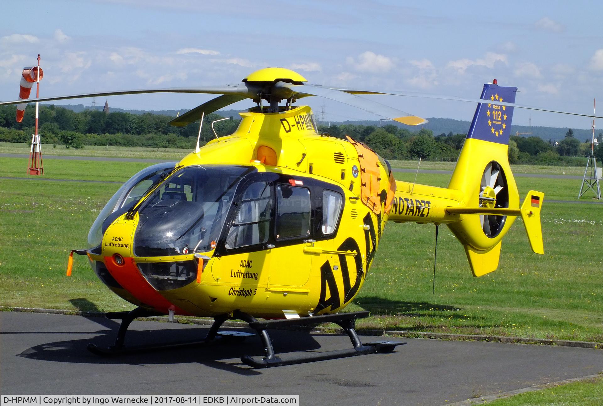 D-HPMM, Eurocopter EC-135P-2 C/N 0242, Eurocopter EC135P2 'Christoph 5' EMS-helicopter of ADAC Luftrettung at Bonn-Hangelar airfield