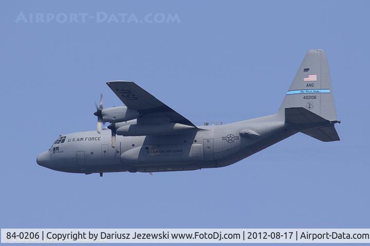 84-0206, 1985 Lockheed C-130H Hercules C/N 382-5043, C-130H Hercules 84-0206  from 142nd AS 166th AW New Castle AP, DE
