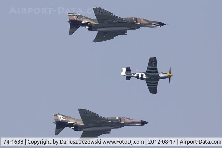 74-1638, 1974 McDonnell Douglas QF-4E Phantom II C/N 4874, U.S. Air Force Heritage Flight - F-4 Phantoms and P-51 Mustang