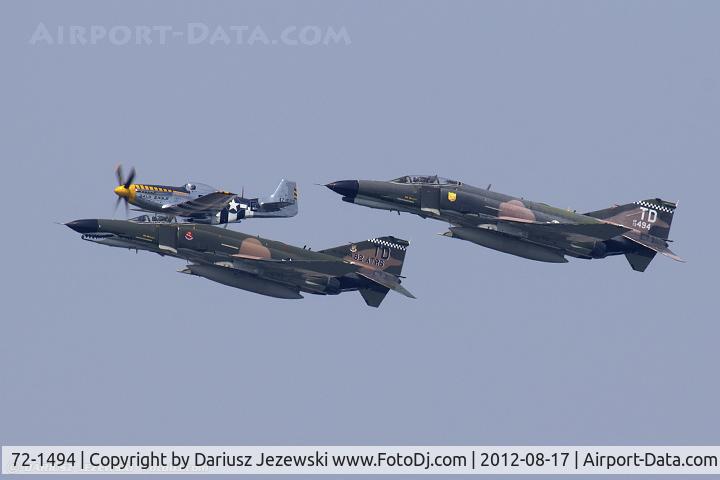 72-1494, McDonnell Douglas QF-4E Phantom II C/N 4498, U.S. Air Force Heritage Flight - F-4 Phantoms and P-51 Mustang