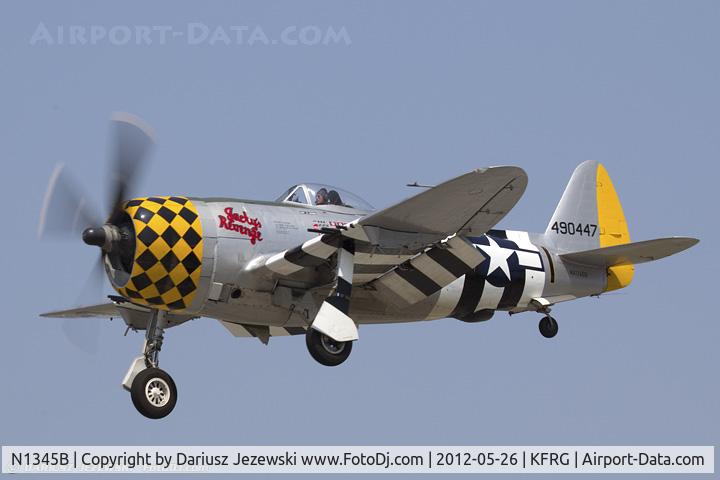 N1345B, 1945 Republic P-47D Thunderbolt C/N 399-55592, Republic P-47D Thunderbolt 