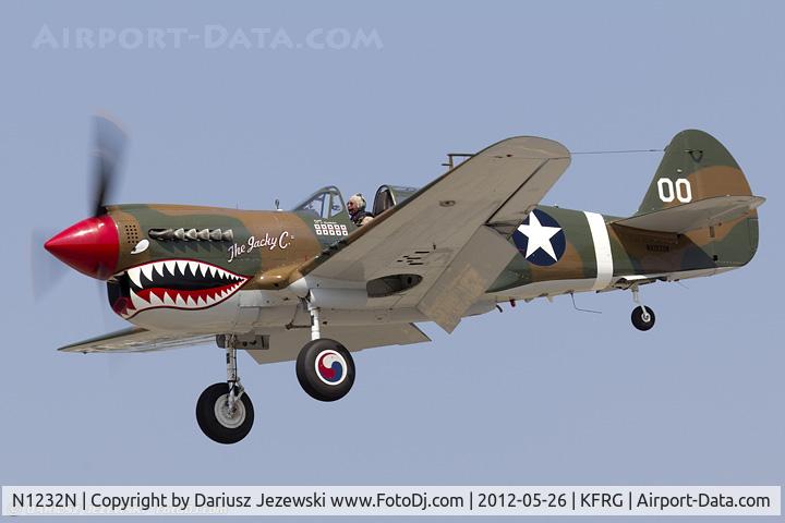 N1232N, 1943 Curtiss P-40N Warhawk C/N 27483, Curtiss P-40M Warhawk 