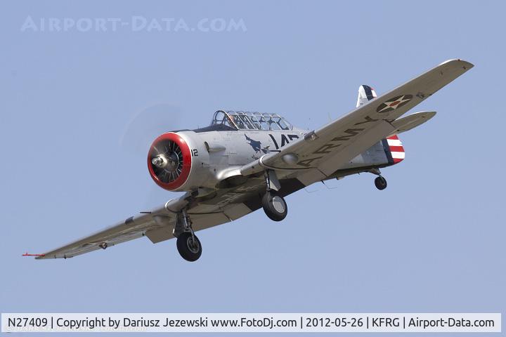 N27409, 1949 North American AT-6D Texan C/N 168-393, North American AT-6D Texan 