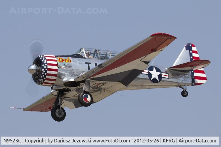 N9523C, 1943 North American SNJ-4 Texan C/N 88-12349, North American AT-6C Texan 