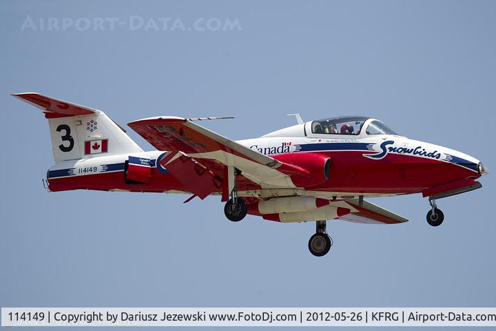 114149, Canadair CT-114 Tutor C/N 1149, CAF CT-114 Tutor 114149 C/N 1149 from Snowbirds Demo Team 15 Wing CFB Moose Jaw, SK