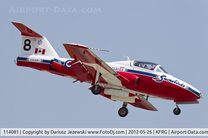 114081, Canadair CT-114 Tutor C/N 1081, CAF CT-114 Tutor 114081 C/N 1081 from Snowbirds Demo Team 15 Wing CFB Moose Jaw, SK
