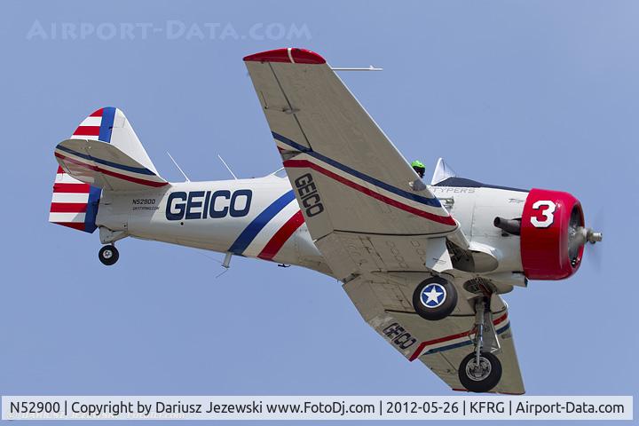 N52900, 1940 North American SNJ-2 Texan C/N 2010, North American SNJ-2 Texan  C/N 2010 - Geico Skytypers, N52900