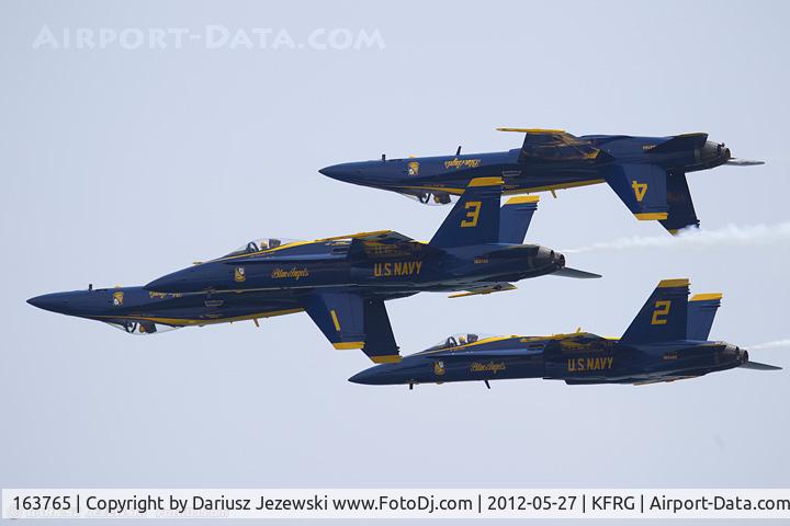 163765, 1989 McDonnell Douglas F/A 18C Hornet C/N 0845/C122, United States Navy Flight Demonstration Squadron 