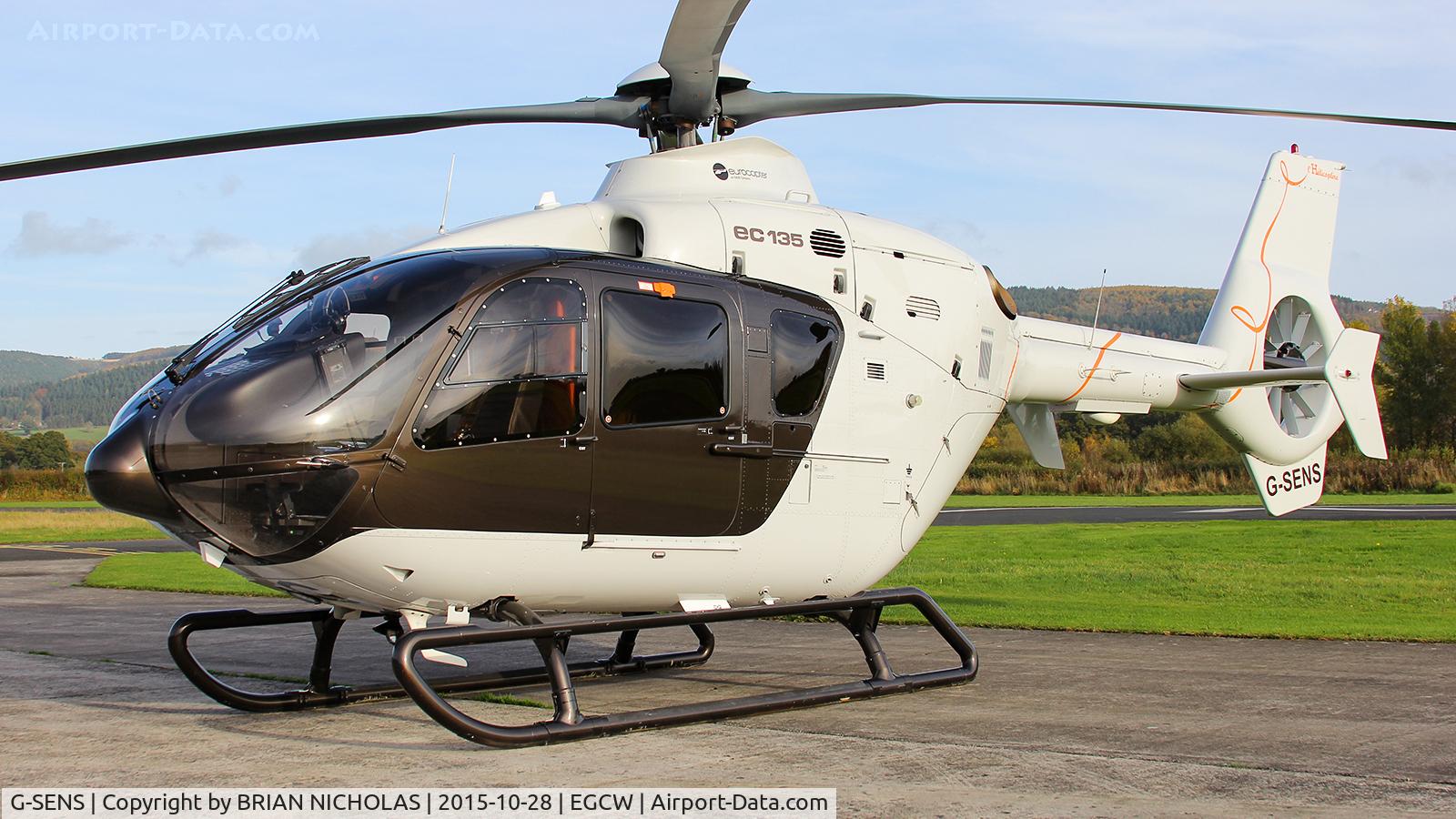G-SENS, 2009 Eurocopter EC-135T-2+ C/N 0833, Business trip.