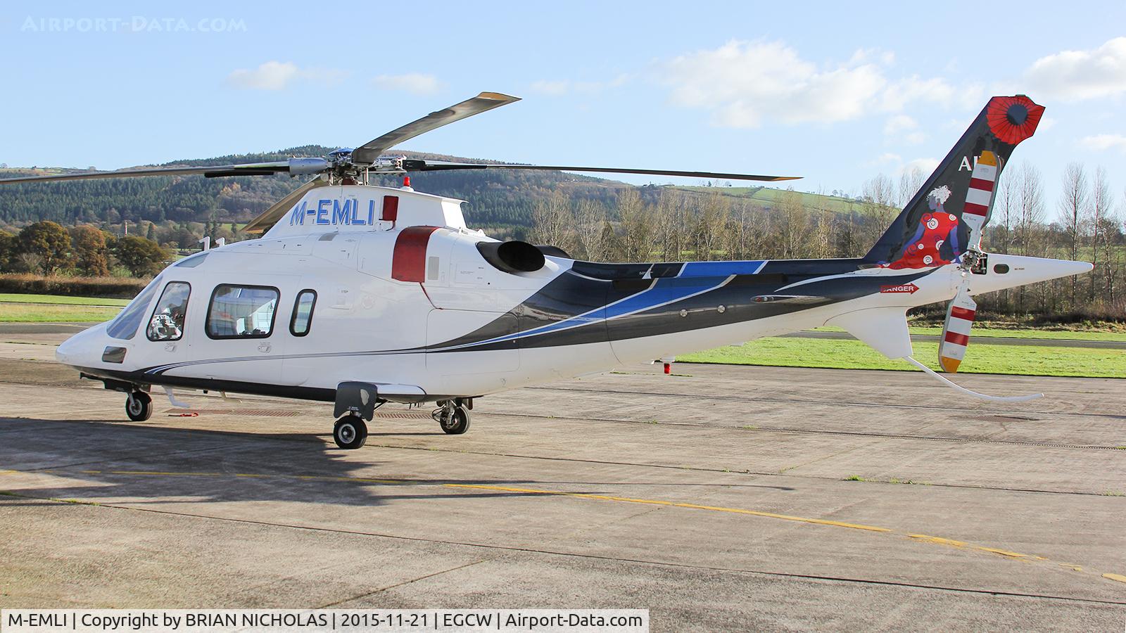 M-EMLI, 2001 AgustaWestland AW-109E Power C/N 11123, Business trip.