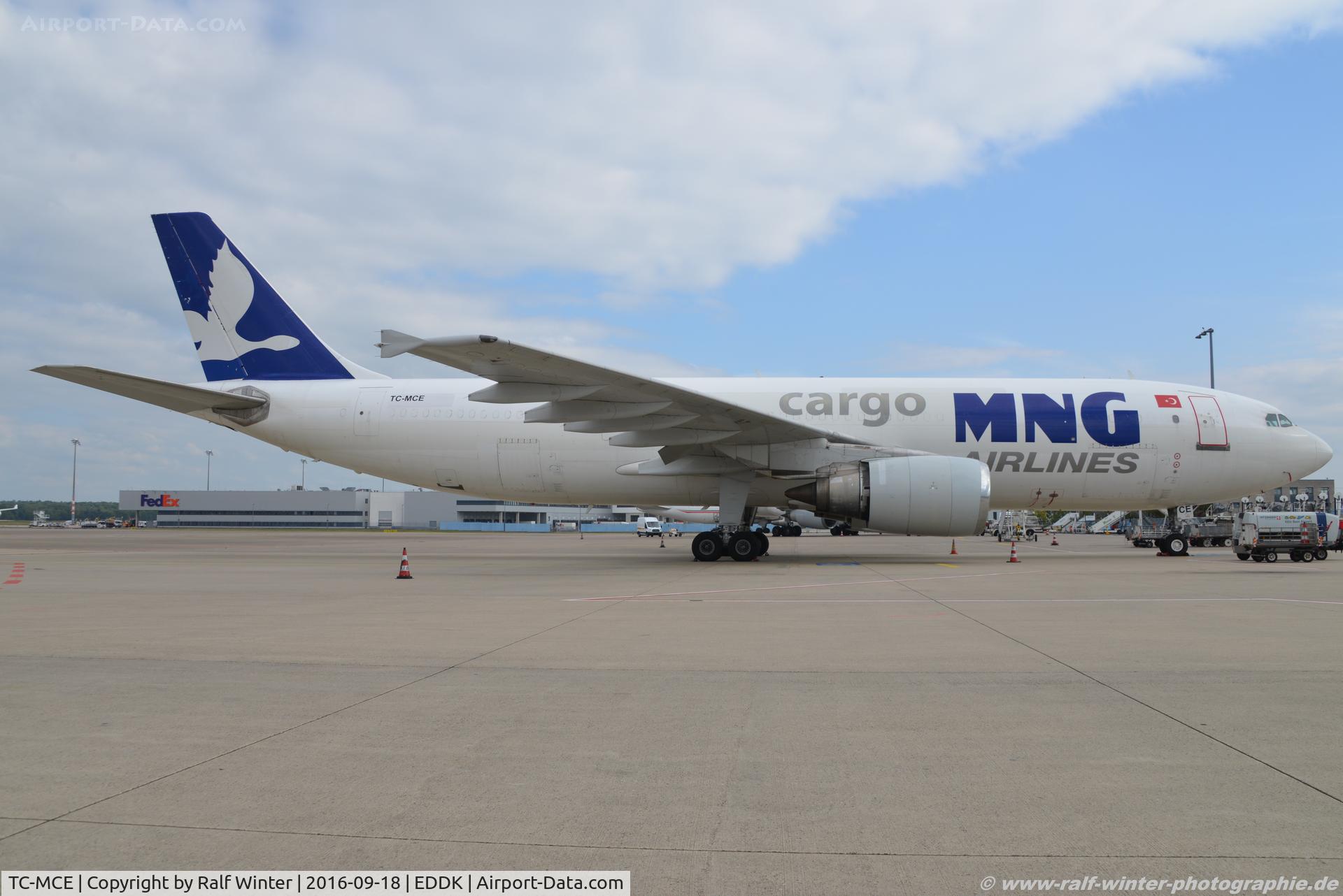 TC-MCE, 1989 Airbus A300B4-605R(F) C/N 525, Airbus A300B4-605RF - MB MNB MNG Airlines - 525 - TC-MCE - 18.09.2016 - CGN