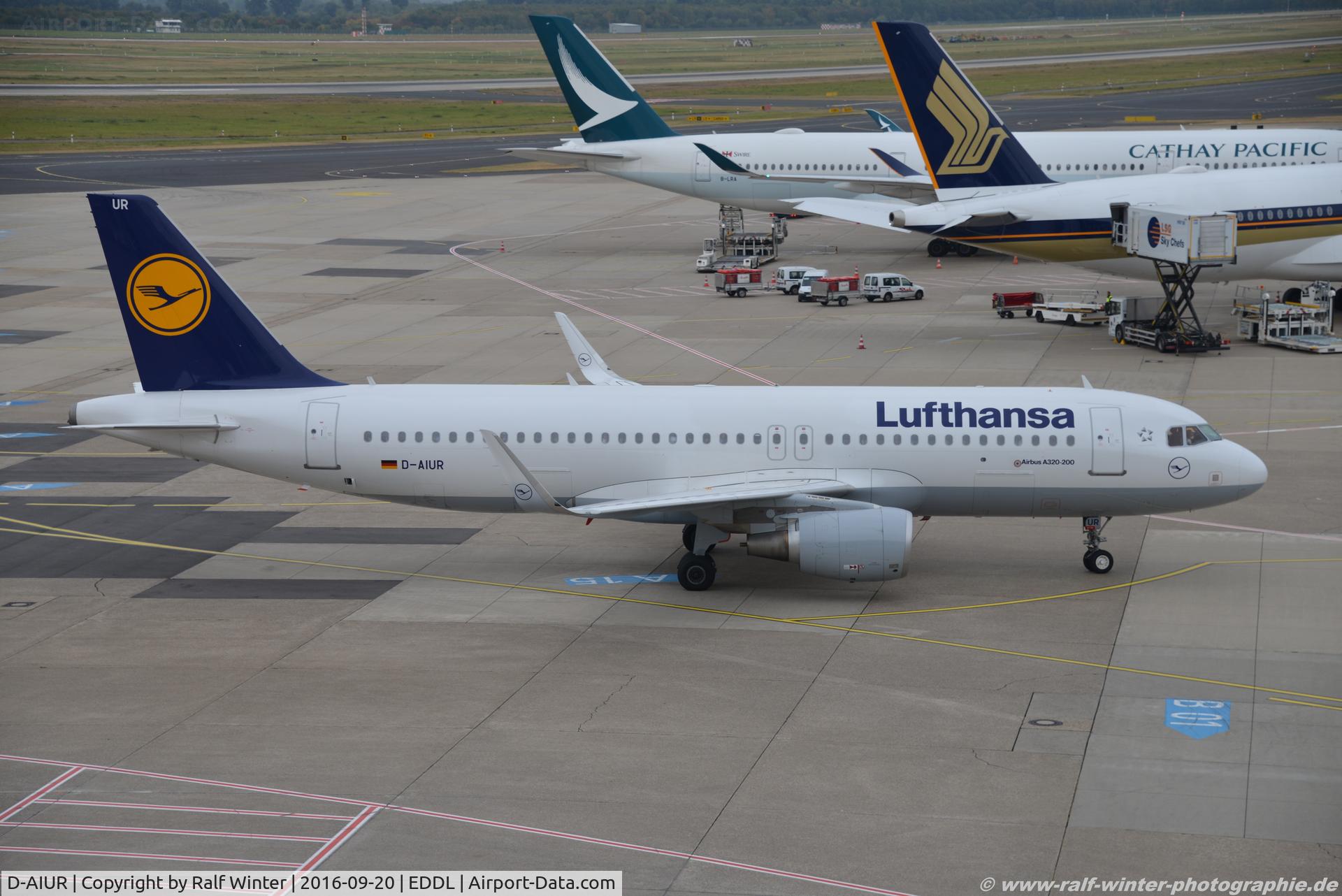 D-AIUR, 2015 Airbus A320-214 C/N 6985, Airbus A320-214(W) - LH DLH Lufthansa - 6985 - D-AIUR - 20.09.2016 - DUS