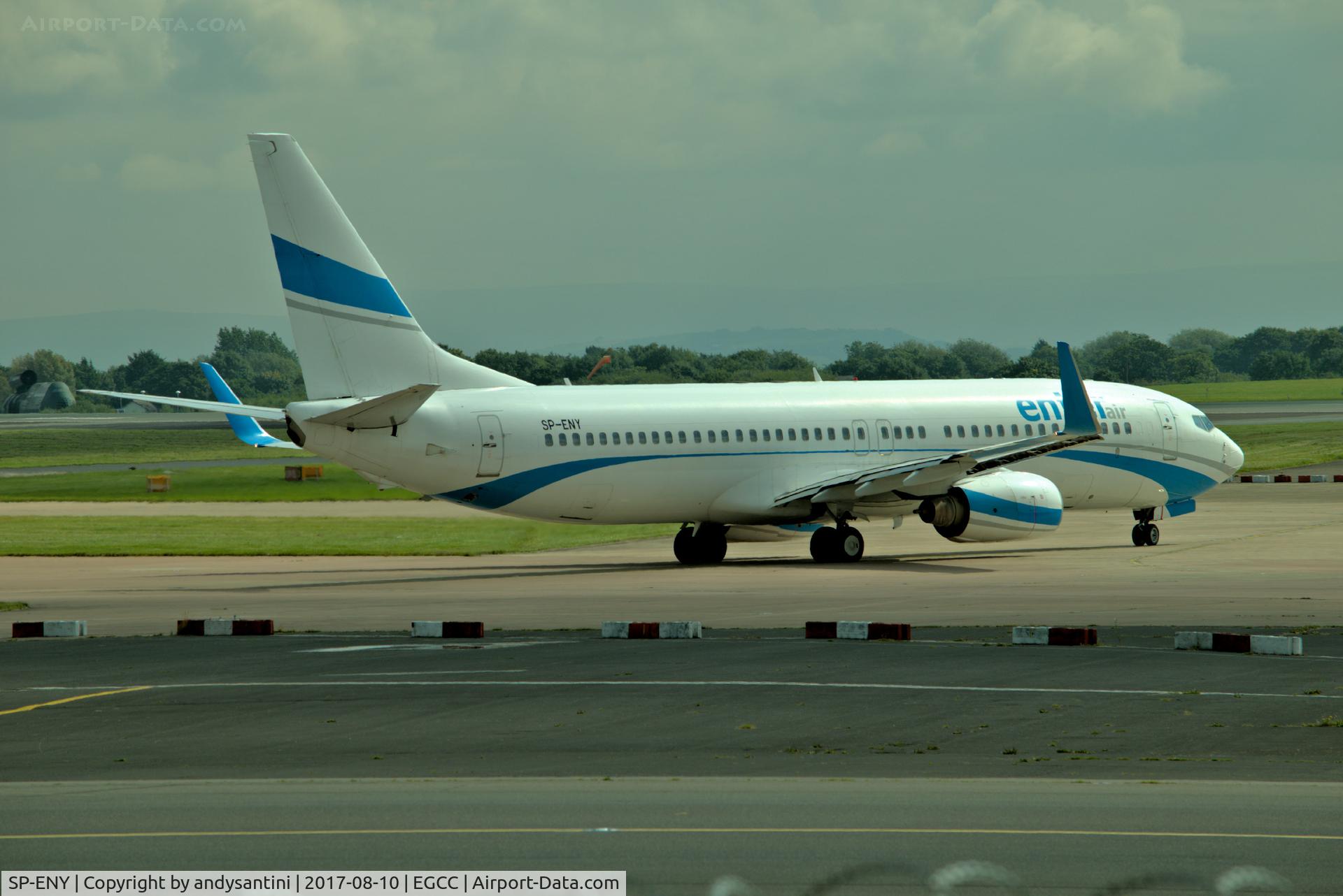 SP-ENY, 1999 Boeing 737-86N C/N 28592, taxing out for take off