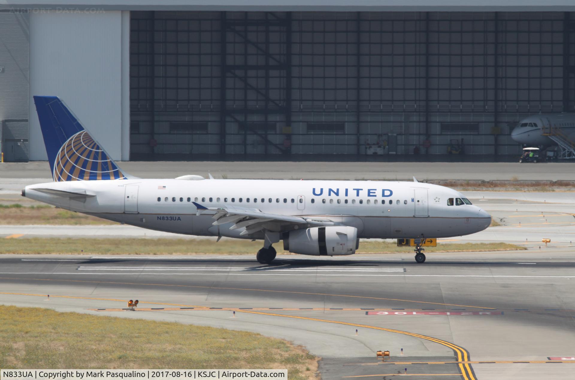N833UA, 2000 Airbus A319-131 C/N 1401, Airbus A319